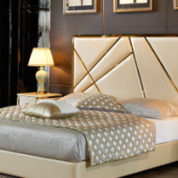 美式轻奢实木床卧室港式床1.5/1.8米单双人床婚床高箱床全屋家具