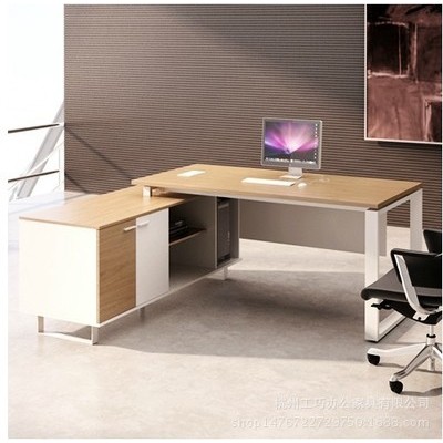 工巧 办公家具时尚简约老板桌 现代主管桌办公桌班台 电脑办公桌