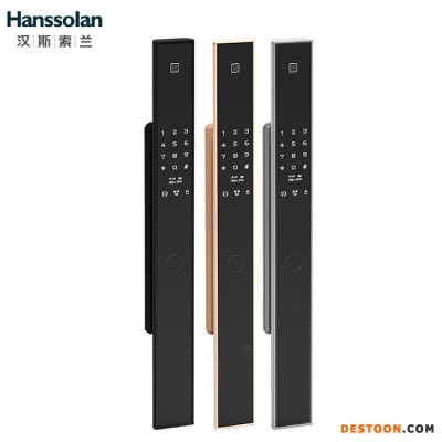 Hanssolan汉斯索兰全自动指纹锁智能锁代理智能家居智能锁**电子锁品牌排行榜