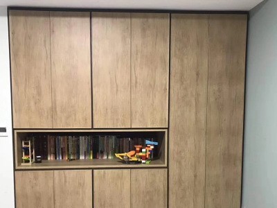 全铝家具铝合金衣柜定制 板式整体新材料现代简约储衣物间组合图2