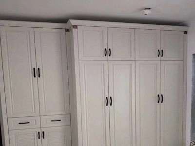 全铝家具铝合金衣柜定制 板式整体新材料现代简约储衣物间组合图3