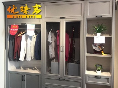 新款全铝衣柜整体小户型衣帽间简约储物柜全屋定制家具厂家直销图4