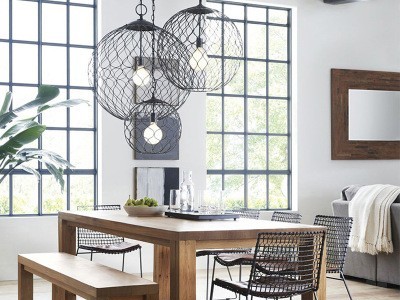 日式吃饭桌子现代简约家用客厅长方形实木桌椅组合餐厅北欧餐桌