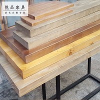 厂家直销DIY实木板 松木实木桌面定制家具原木木板材桌子面板批发