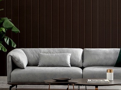 sofa意式极简沙发 客厅四人位组合小户型网红沙发 ins北欧科技布图2