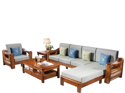 现代新中式多功能实木储物沙发组合冬夏两用沙发大小客厅实木沙发