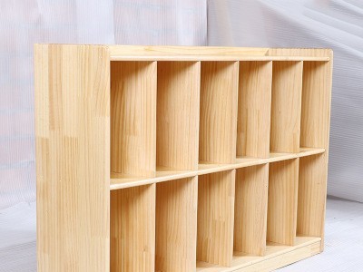 可定制幼儿园教室书包柜 儿童家用玩具柜玩具架 幼儿园实木收纳架图2