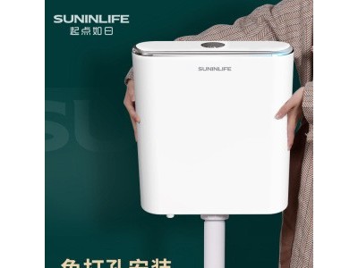 厕所冲水箱蹲便器水箱加厚壁挂式塑料冲水箱环保节水静音水箱包邮图1