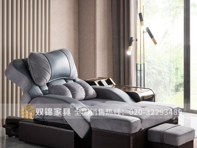 足疗店足浴沙发休闲会所按摩躺椅沙发桑拿会所布艺沙发美甲沙发图3