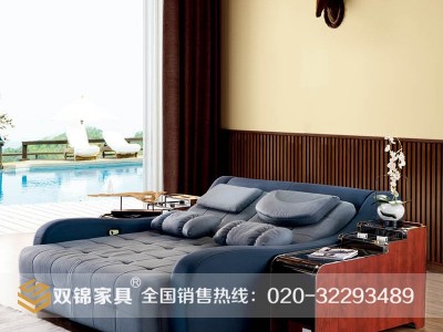 双锦桑拿房洗浴休息沙发酒店水疗会所按摩休闲躺椅SPA床SN--638图3