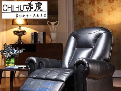 厂家专业生产现代皮制影院沙发 多功能厅VIP 头等舱座椅 影院椅图3