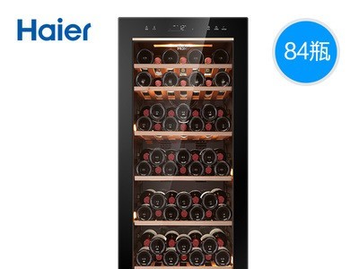 Haier/海尔 WS084U1 家用智能精准温控酒柜红酒柜全空间恒温恒湿图3