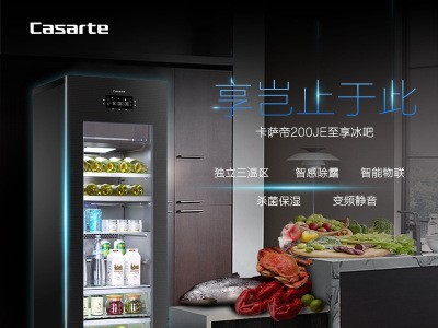 Casarte/卡萨帝 LC-220JE 办公室冰吧冰箱冷藏冷冻酒柜茶叶保鲜柜图3