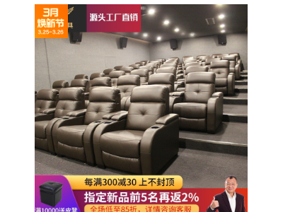 家庭电影院影视厅影吧真皮沙发电动单人功能舱椅影剧院定制沙发图3