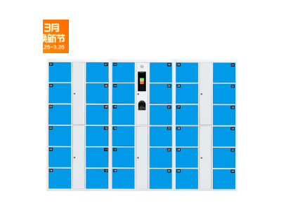 电子存包柜超市商场条码寄存柜智能微信扫码储物柜指纹刷卡手机柜图3