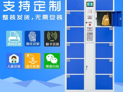 厂家直销电子存包柜智能微信柜指纹柜超市刷卡柜自编码柜支持定制图3