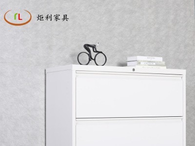 活动柜钢制三抽密码锁矮柜办公资料柜移动桌下柜a4文件挂捞活动柜图2