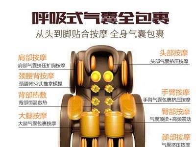 按摩椅厂家批发家用电动全身全自动揉捏零重力多功能太空舱按摩器图4