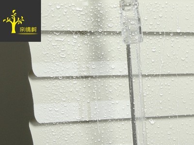 定做手动电动百叶窗帘 百叶窗 办公室遮阳调光铝合金百叶帘 厂家图2