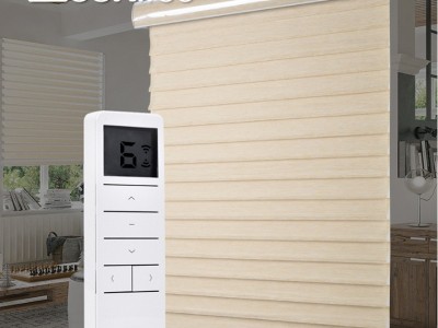 电动充电式智能卷帘遮光tuya涂鸦智能家居Wifi接Alexa香格里拉帘图5