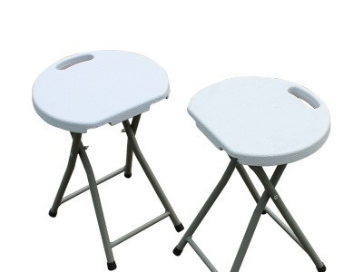 厂家批发塑料折叠凳子便携式户外钓鱼凳小圆凳吹塑小板凳
