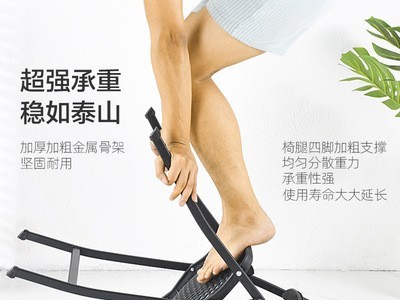 批发 便携商务办公折叠椅带写字板透气塑料折椅桌椅一体培训椅子图4