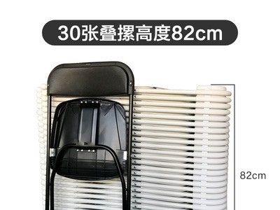 批发简约会议折叠椅子简易办公电脑椅活动培训椅可叠摞靠背塑料椅图3
