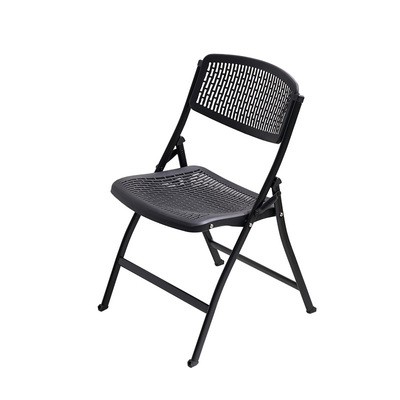 折叠椅塑料椅凳子培训椅 办公椅会议椅活动椅 靠背简约折叠椅批发
