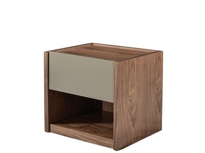 厂家定制北欧卧室胡桃木床头柜现代实木储物收纳柜家用简约小边柜