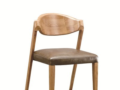 家用靠背实木餐椅北欧简约休闲软包书桌椅会议洽谈办公椅子木凳子