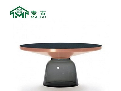 麦古 The Bell Table铃铛茶几玻璃客厅角几卧室边几组合茶几家具图2