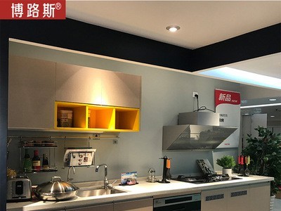 橱柜厂家生产 防潮双饰面整体橱柜 外贸橱柜加工 外贸衣柜定制图4