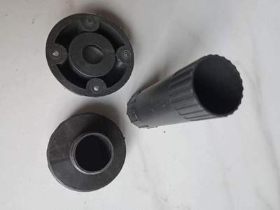 批发黑色塑料可调节沙发茶几腿 家具加固调整地脚配件橱柜调节腿图2