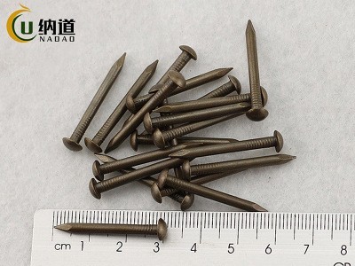 厂家直供纯铜钉子画圆头钉子家具五金紧固铜配件黄铜鼓钉仿古铜钉图4