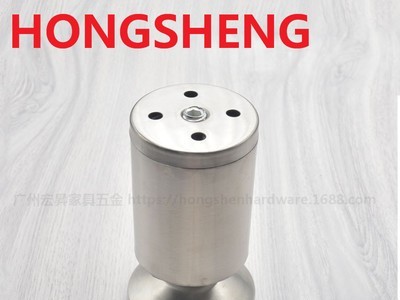 批发 家具五金不锈钢柜加厚柜脚件金属可调电视柜脚活动柜脚图2