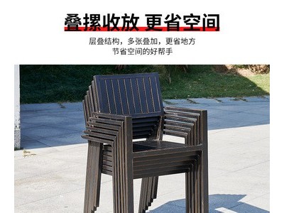 铝艺批发定制户外铸铝桌椅阳台花园户外休闲铝合金庭院桌椅组合图2