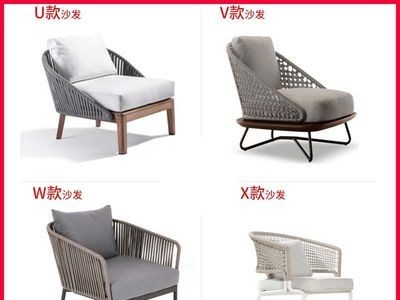 厂家直销户外庭院家具编藤家具藤椅酒店定制家具休闲户外藤椅图3
