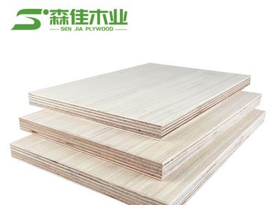 订厂家直销18厘全桉科技木面多层生态板基板三次成型E0环保图1