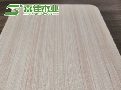 厂家直销A12厘杨桉科技木面多层生态板基板三次成型E0级家具板图2