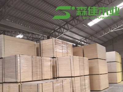 厂家直销A12厘杨桉科技木面多层生态板基板三次成型E0级家具板图4