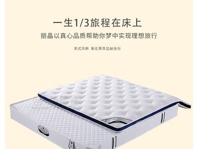 家用1.8米乳胶床垫 双层可拆洗英国天丝床垫 可定制乳胶弹簧床垫图4