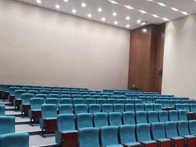 厂家直销礼堂椅 学校报告厅排椅 报告厅带小桌板阶梯座椅 会议椅图4