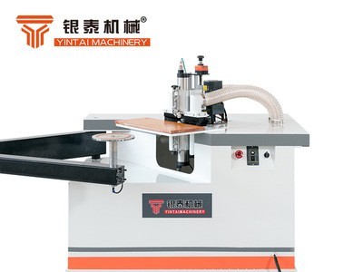 叠臂摇臂双面修边机配件操作视频木工机械厂家一对一指导教学包邮图3