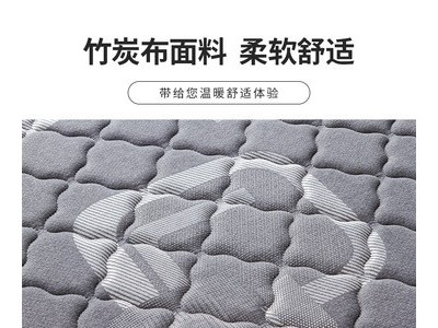 厂家定制 竹炭布床垫家用1.8米1.5 透气席梦思床垫棕垫图4