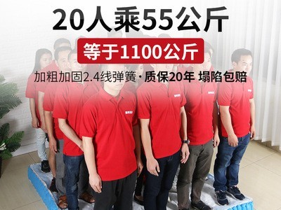 3D双人床垫软硬适中透气1.5米1.8米家用席梦思独立弹簧可定制厂家图5