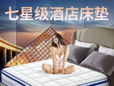高档五星级酒店乳胶床垫1.5米超软加厚1.8米席梦思独立弹簧床垫厂图1