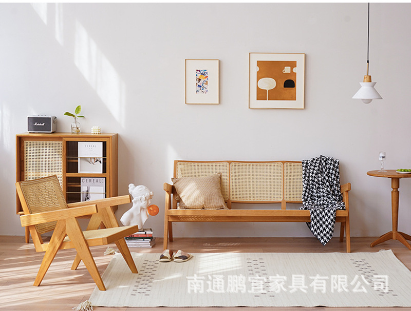 3人藤椅沙发