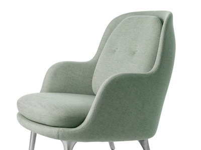 北欧简约客厅单人布艺设计师沙发椅玻璃钢休闲椅大中帽椅酒店沙发