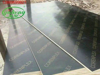 建筑模板杨木建筑胶合板高层清水木板板 厂家供应工地芯覆膜模板图3