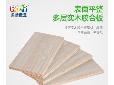三聚氰胺板家具E0级木板 加工定制橱柜木板 多层实木免漆生态板图3
